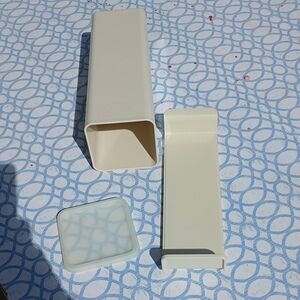 🧀Vintage Tupperware Cheese Keeper – 3‑Piece Set